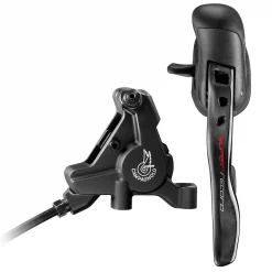 Campagnolo Super Record 12-Speed Left Lever and 160mm Rear Caliper