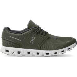 On Running Cloud 5 Running Shoes -On Running Sales Shop On Running Cloud 5 Running Shoes Olive White