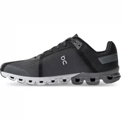On Running Cloudflow Wide Fit Running Shoes -On Running Sales Shop On Running Cloudflow Wide Fit Running Shoes Black Asphalt 3