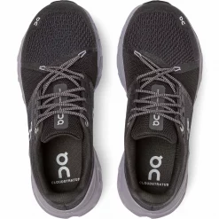 On Running Cloudstratus Womens Running Shoes 2020 -On Running Sales Shop On Running Cloudstratus Womens Running Shoes Black Lilac 3