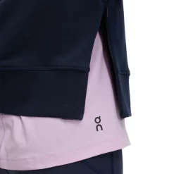 On Running Crew Neck Womens Sweatshirt -On Running Sales Shop On Running Crew Neck Womens Sweatshirt Navy 4