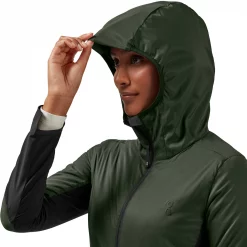 On Running Insulator Womens Jacket -On Running Sales Shop On Running Insulator Womens Jacket Ivy Green Black 4