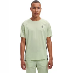 On Running Performance-T Short Sleeve Running Top -On Running Sales Shop On Running Performance T Short Sleeve Running Top Meadow Black