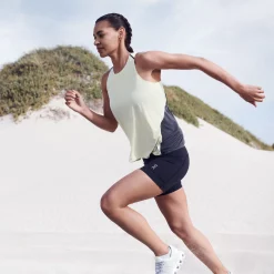 On Running Tank-T Womens Run Top -On Running Sales Shop On Running Tank T Womens Run Top Limelight Black 1