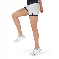 On Running Womens Running Short -On Running Sales Shop On Running Womens Running Shorts Glacier Black 1